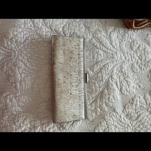 Silver clutch with chain